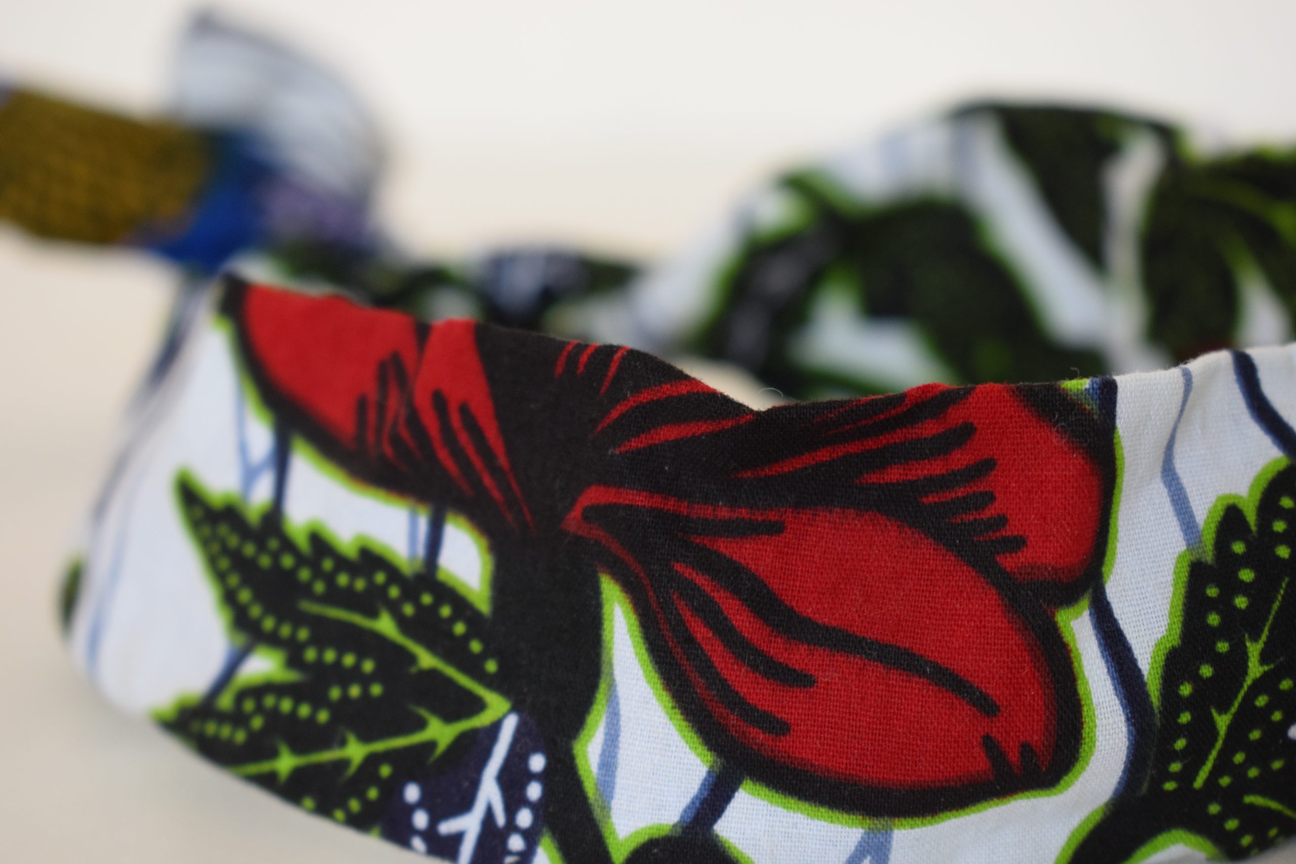 Bandeau Fleur rouge – Image 3