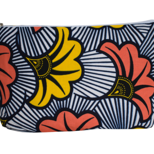 Pochette Fleurs de mariage Saumon Jaune