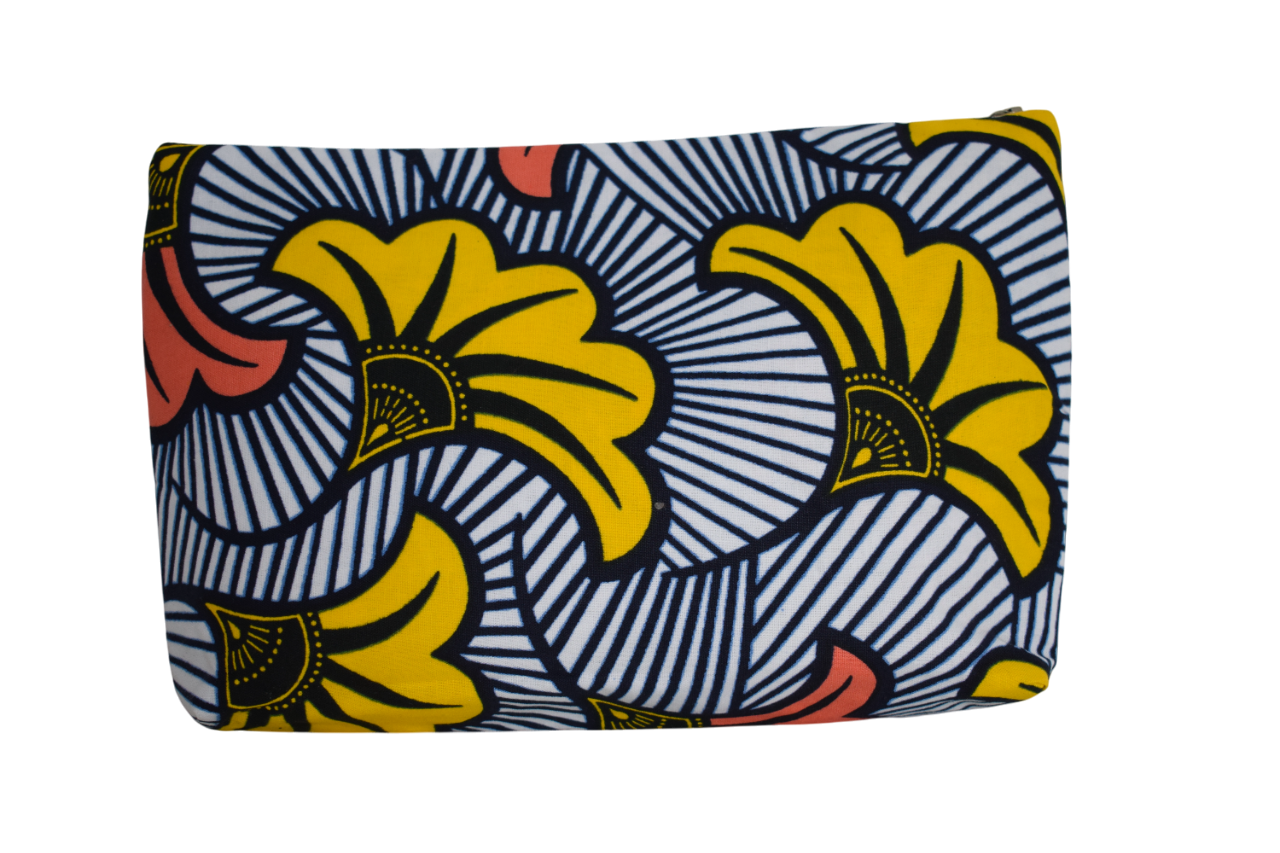 Pochette Fleurs de mariage Saumon Jaune – Image 2