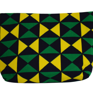 Pochette Vert Jaune Noir