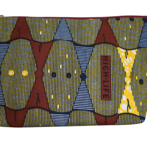 Pochette Marron Jaune