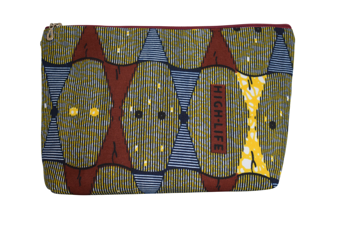 Pochette Marron Jaune