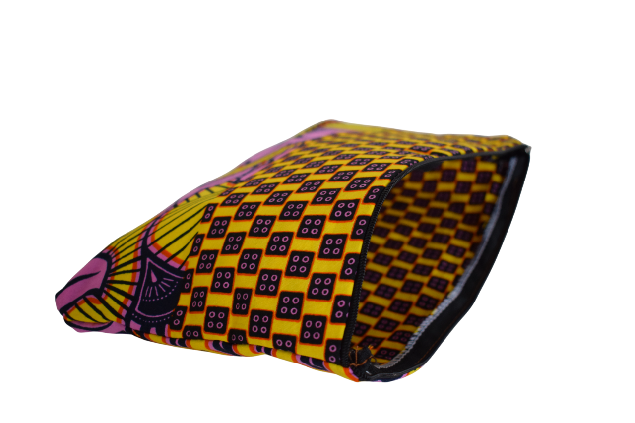 Pochette Fleurs de mariage Rose Jaune – Image 3