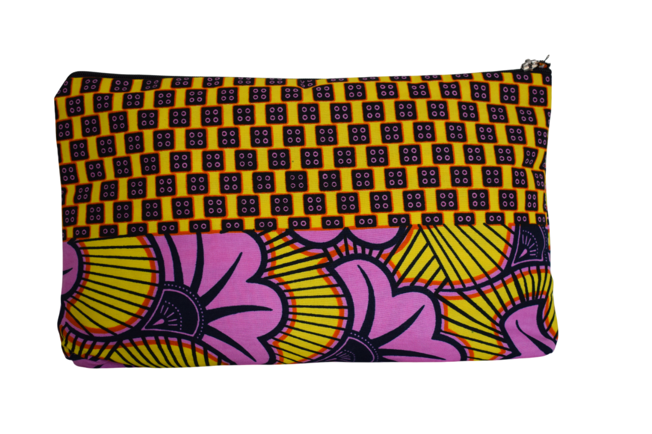 Pochette Fleurs de mariage Rose Jaune