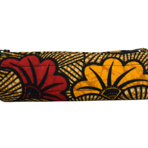 Trousse Fleurs de mariage Marron Jaune Rouge