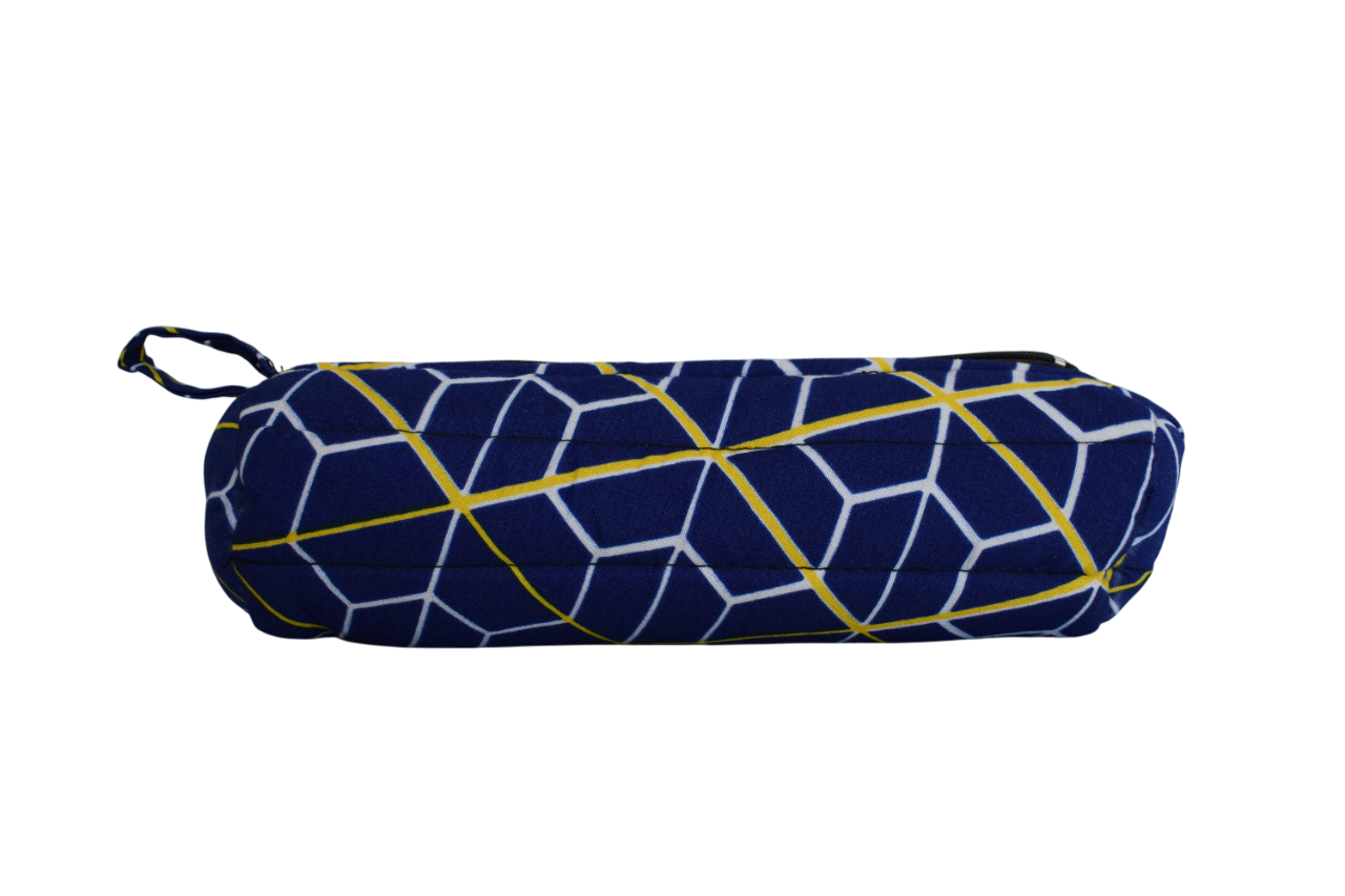 Trousse Graphique Bleu Jaune Blanc