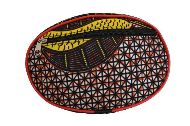 Sac banane Ovale Rouge Jaune – Image 2