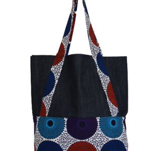 Sac Pagne Jean Bleu Rouge Violet