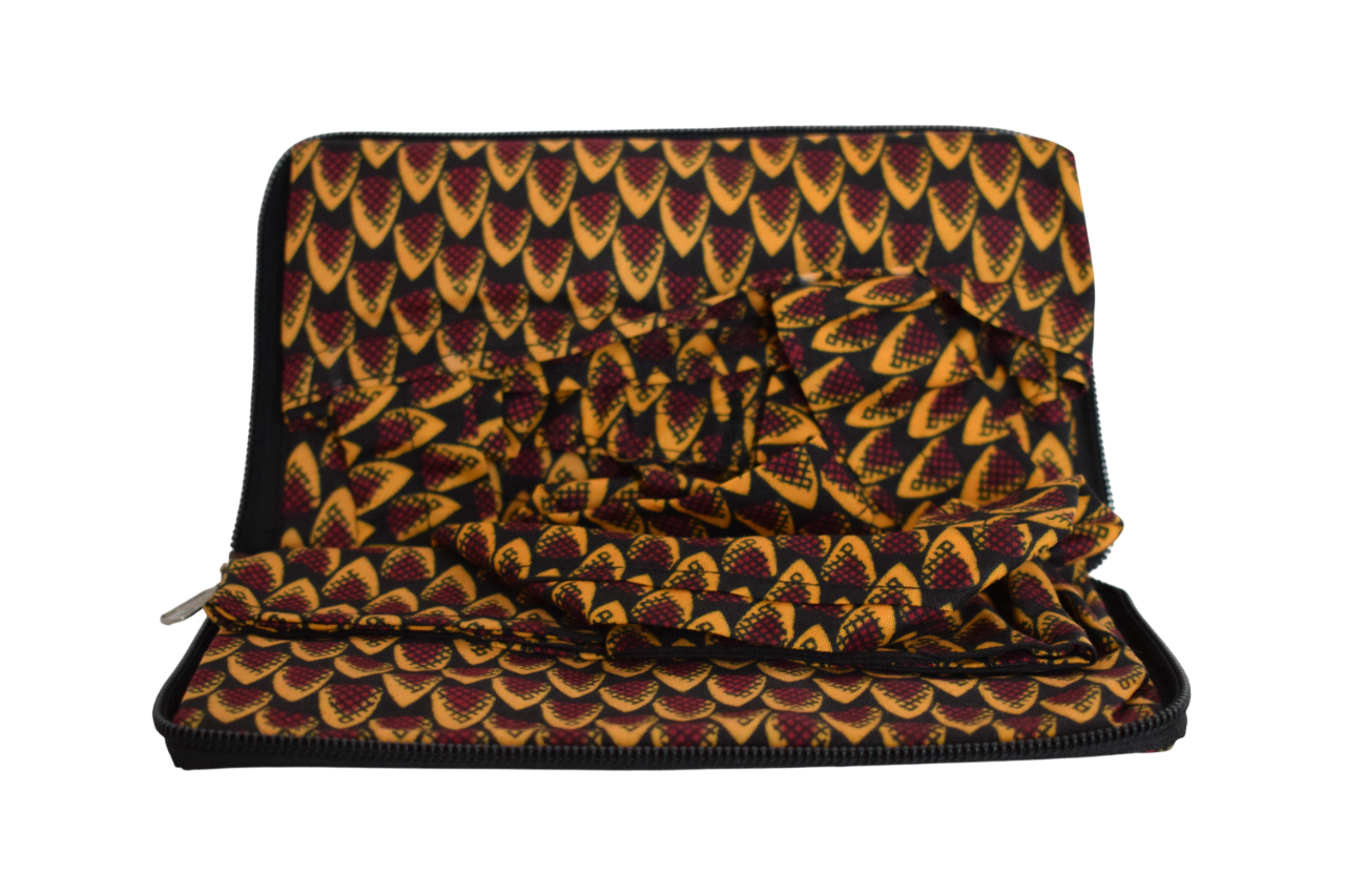 Tote bag pliable Écailles de poisson Orange – Image 4