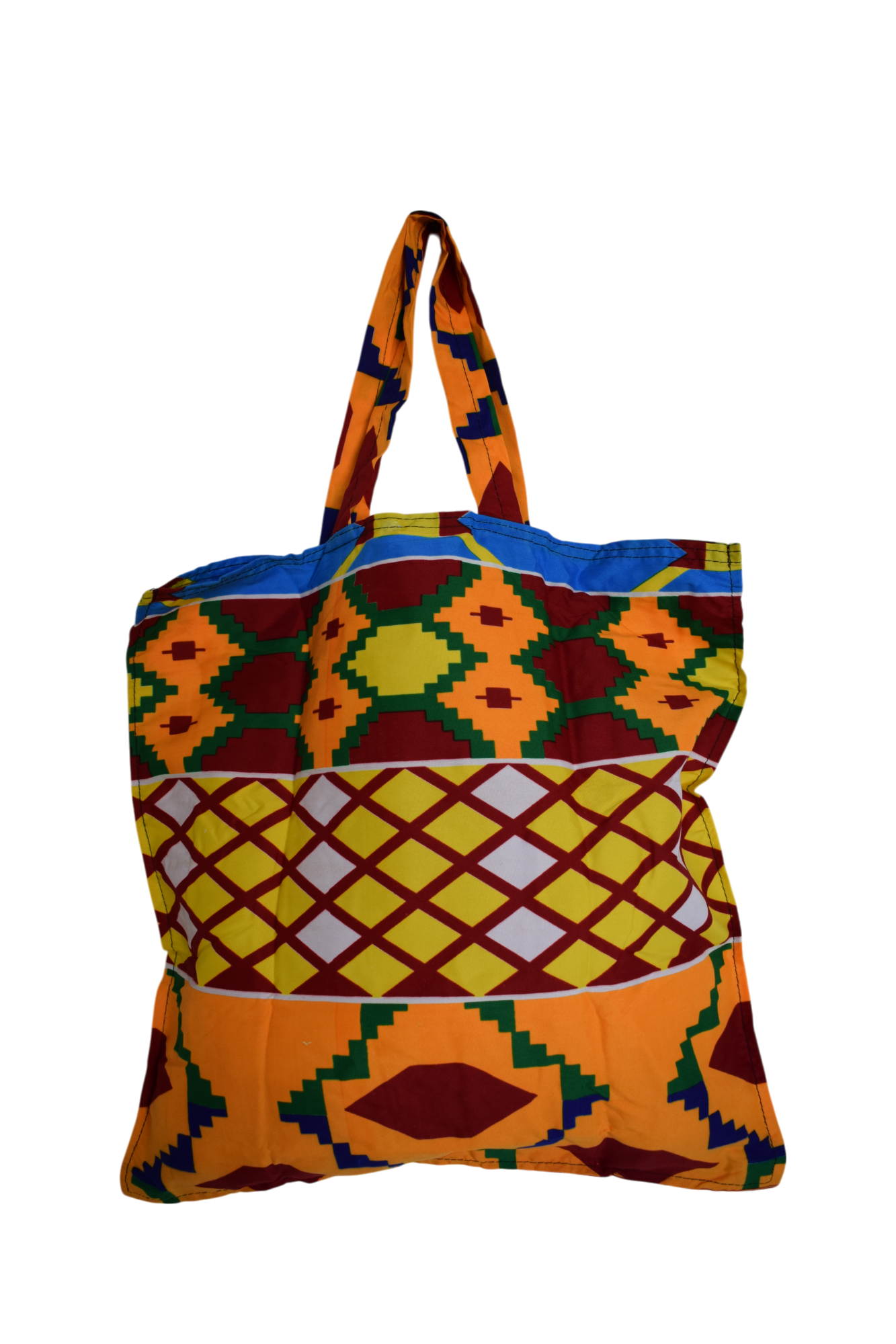 Tote bag pliable Orange Rouge Jaune – Image 3