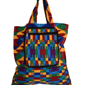Tote bag pliable Clips Losanges Multicolore