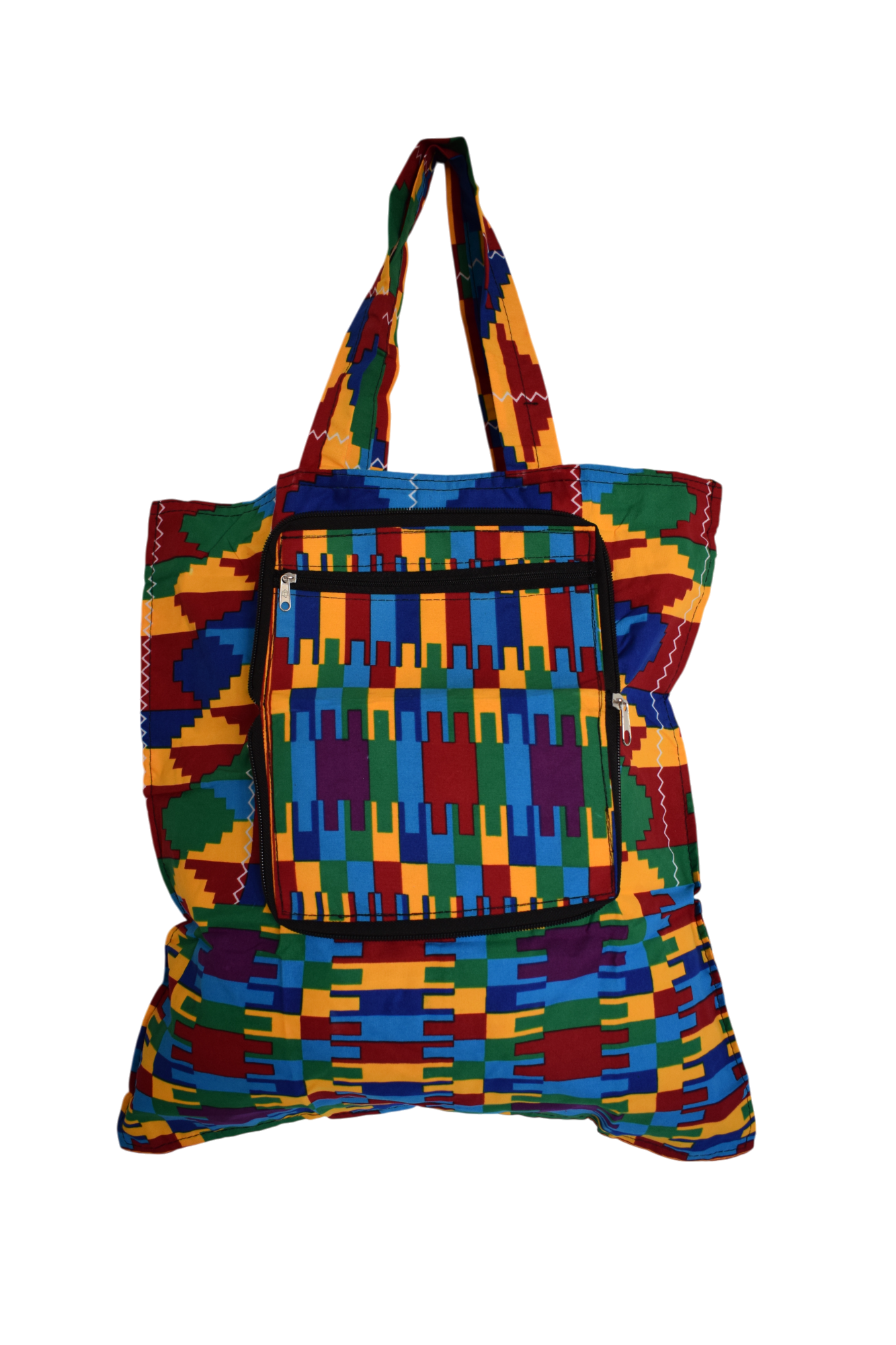 Tote bag pliable Clips Losanges Multicolore