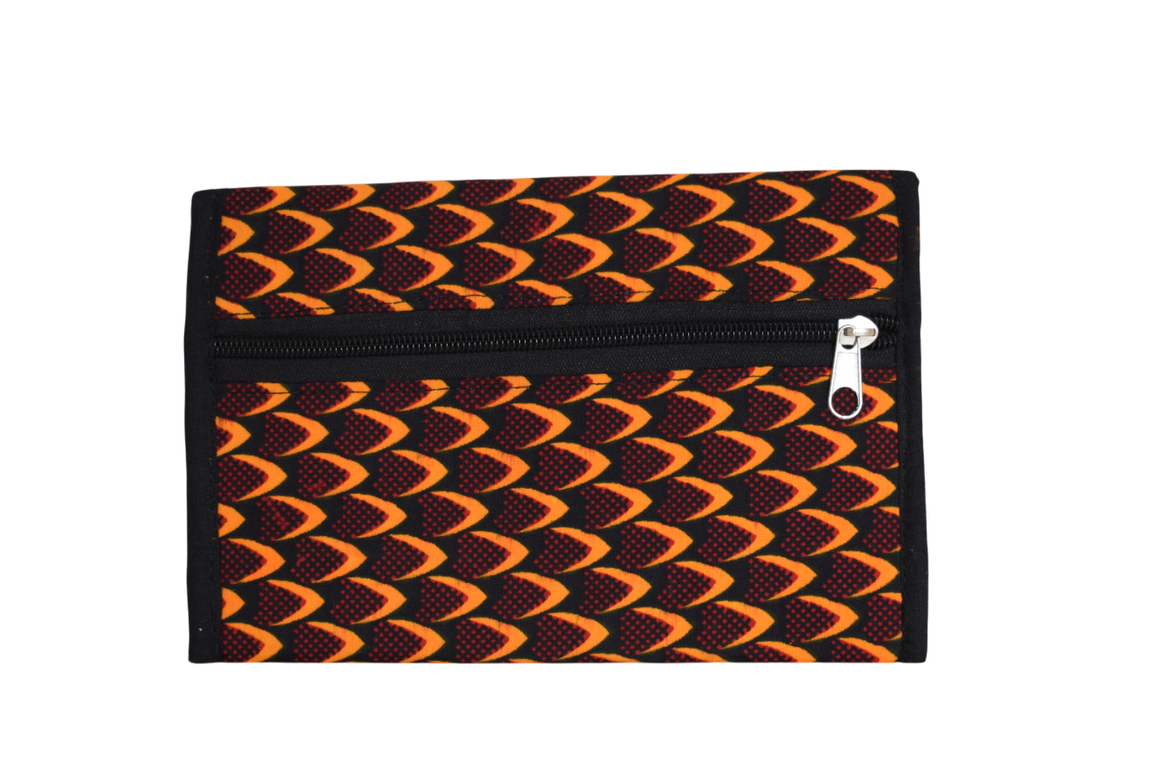 Porte-monnaie Écailles de poisson Orange – Image 2