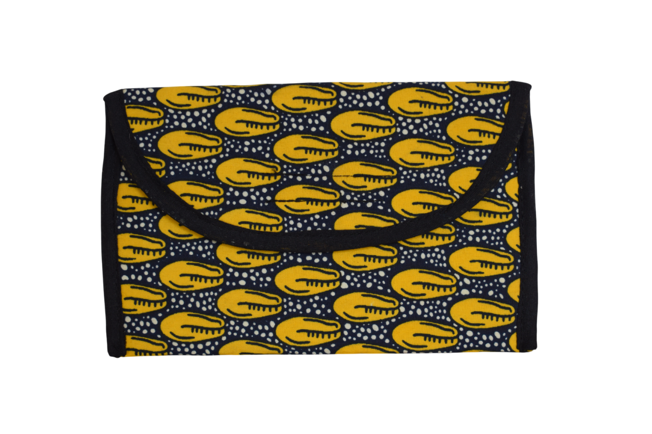 Porte-monnaie Coquillage Jaune