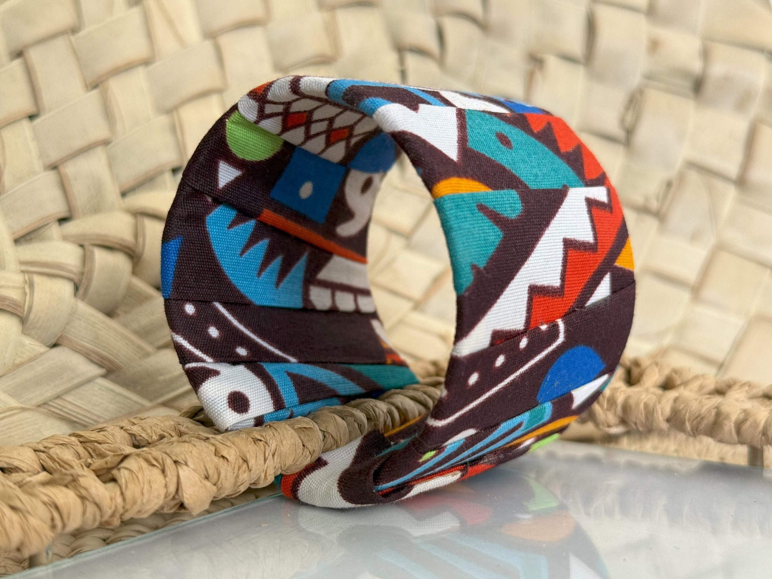 Ensemble serre-tête, bracelet et boucles d’oreilles Multicolore – Image 4