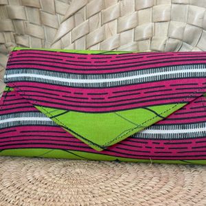 Pochette à main Vert Framboise Feuille