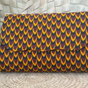 Pochette à main Orange Écaille de poisson