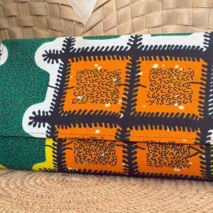 Pochette à main Orange Vert Jaune
