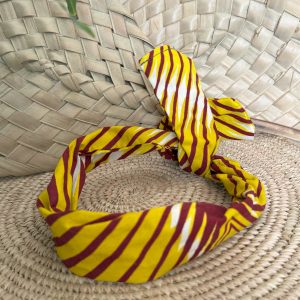 Bandeau Jaune Rouge foncé