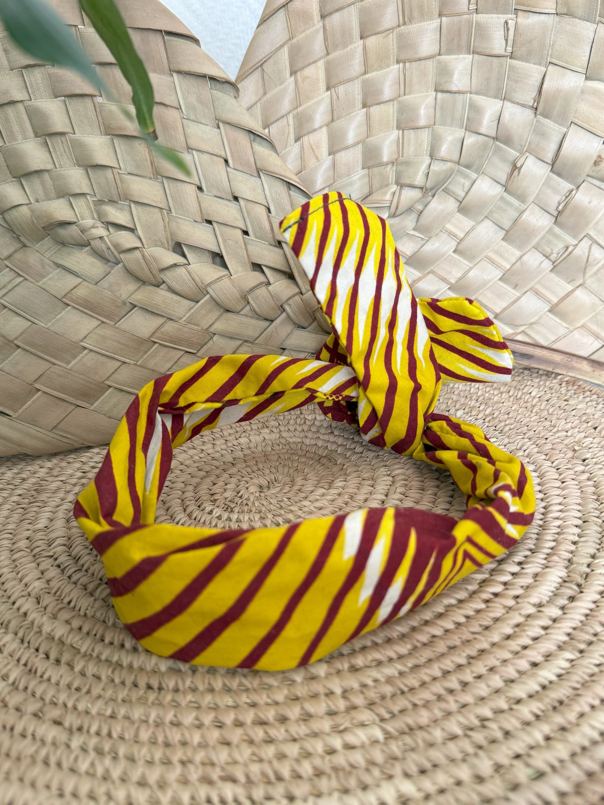 Bandeau Jaune Rouge foncé