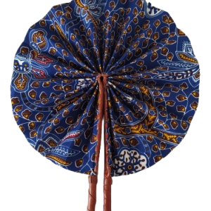 Éventail Floral Bleu Jauen Bordeaux