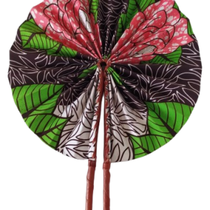 Éventail Rose Marron Vert