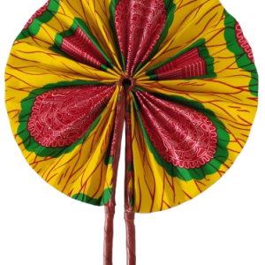 Éventail Jaune Vert Rouge