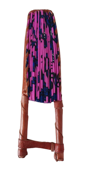 Éventail Rose Bleu – Image 4