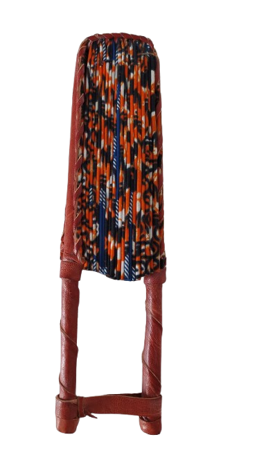 Éventail Lettres Orange Bleu – Image 3