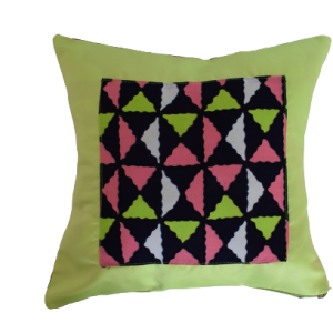 Housse de coussin 2 faces Vert