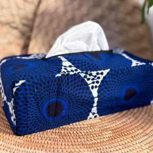 Housse boîte à mouchoirs Bleu