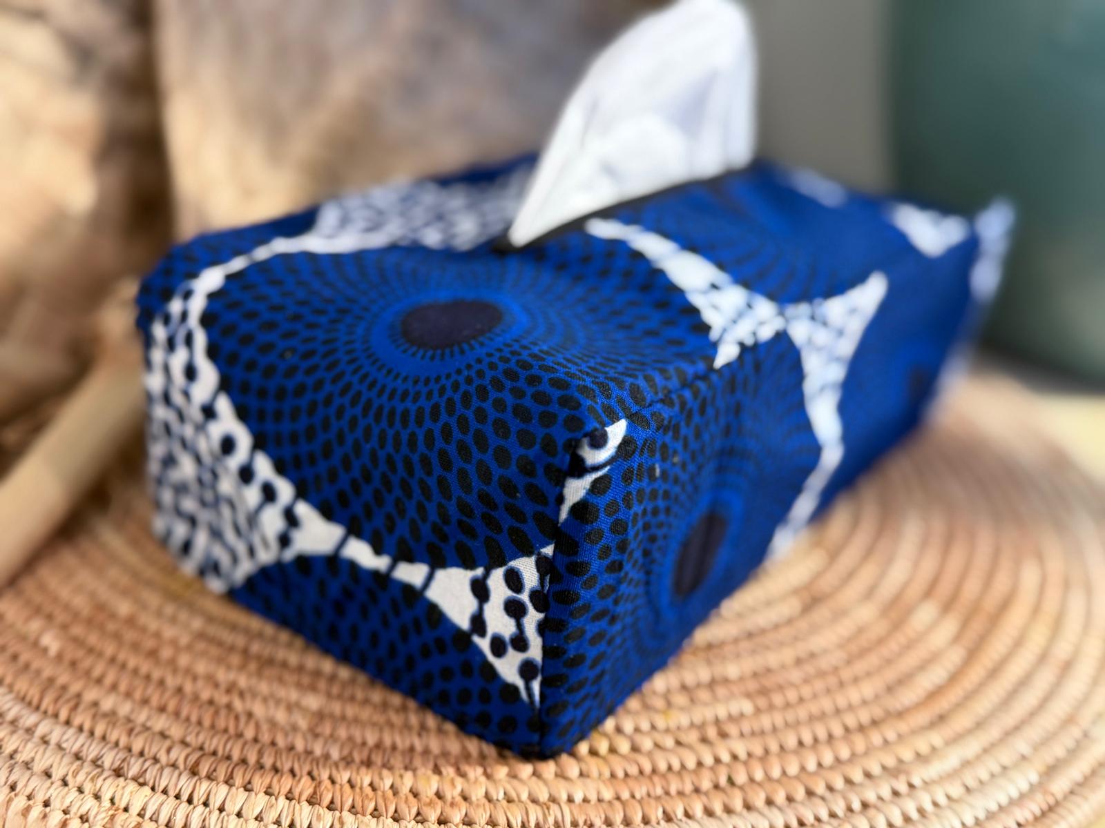 Housse boîte à mouchoirs Bleu – Image 2