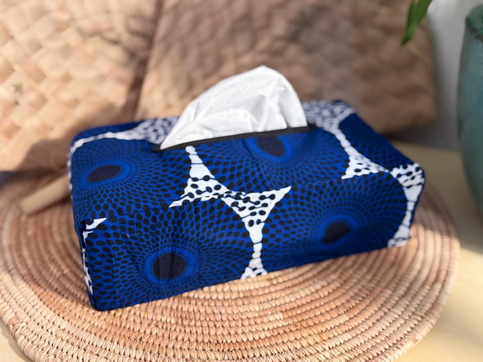 Housse boîte à mouchoirs Bleu – Image 3